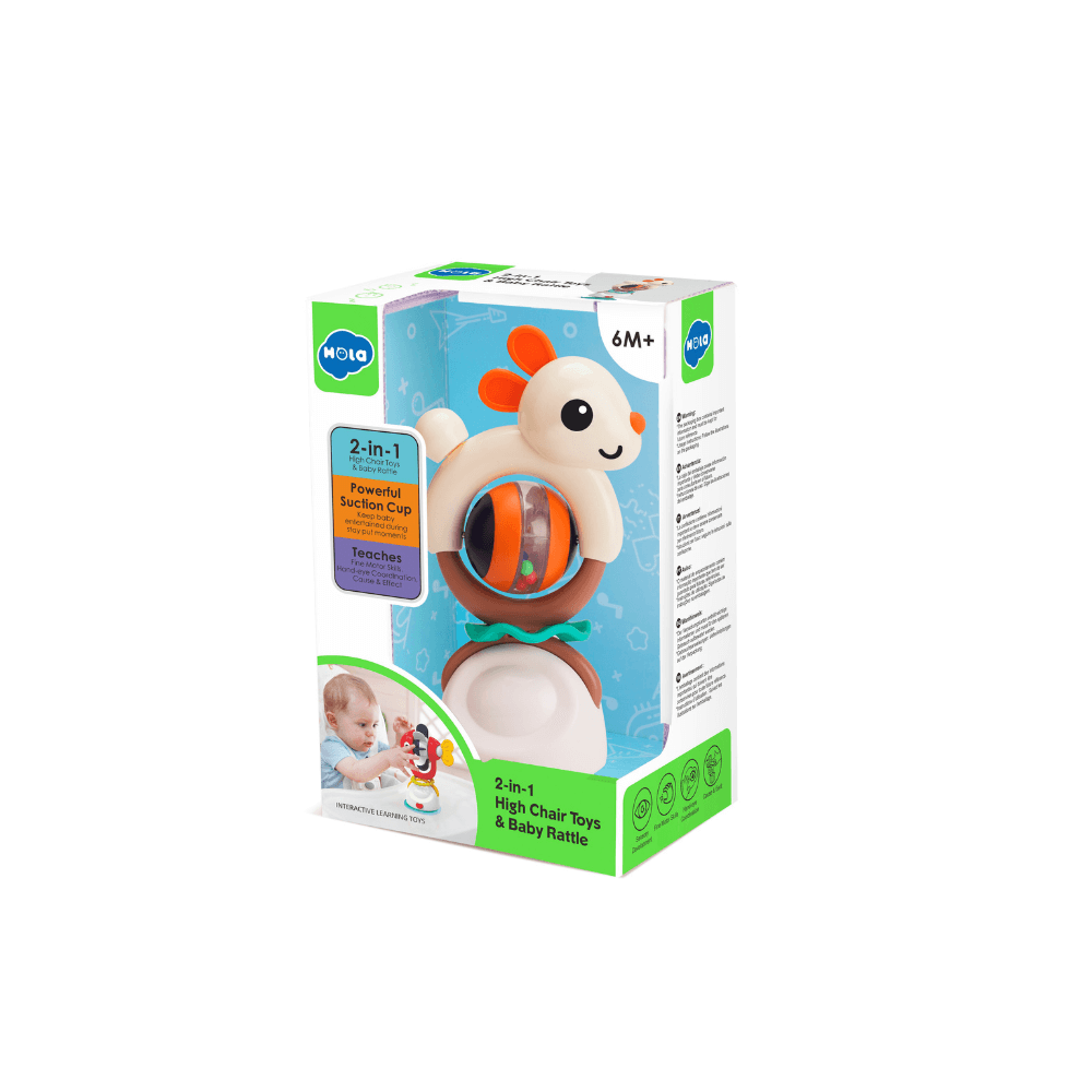 Hola 2-in-1 Highchair Toy – Naughty Rabbit