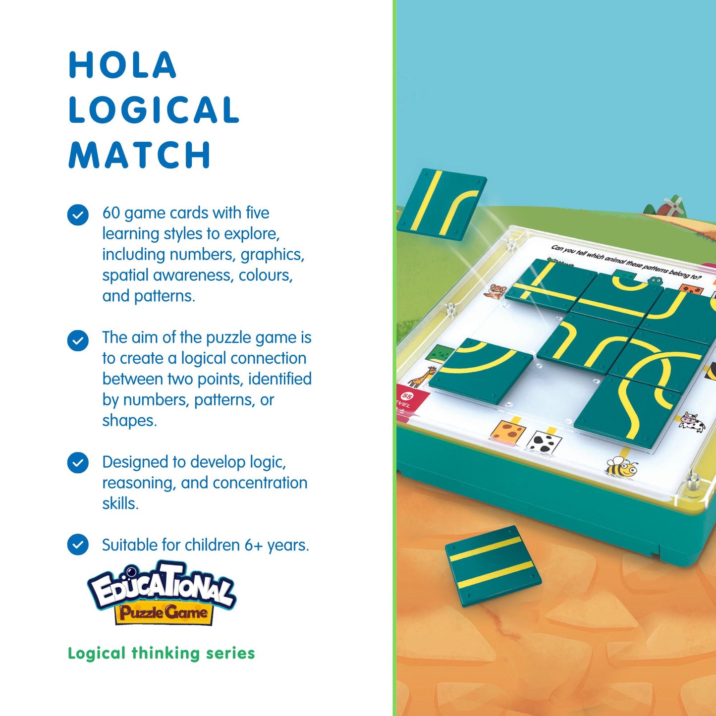 Hola Logical Match Puzzle