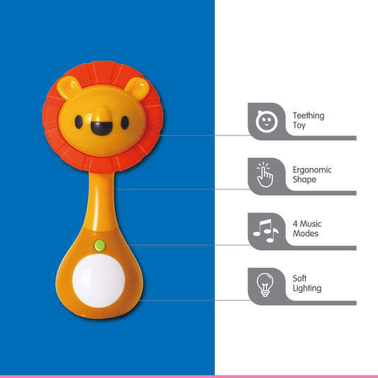 Hola Mini Lion Rattle and Teether