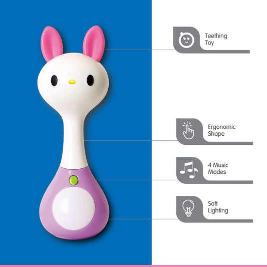 Hola Mini Rabbit Rattle and Teether