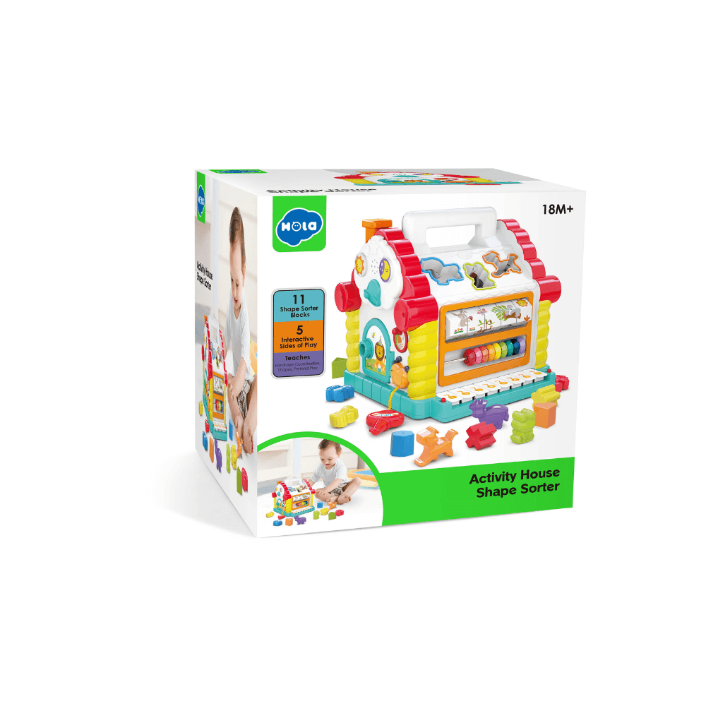 Hola Activity House Shape Sorter