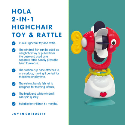 Hola 2-in-1 Highchair Toy – Windmill Fish