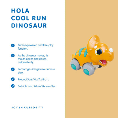 Hola Cool Run Dinosaurs – Triceratops