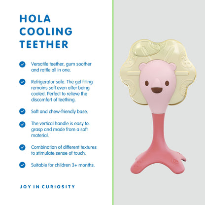 Hola Pink Cooling Teether