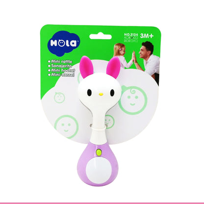 Hola Mini Rabbit Rattle and Teether