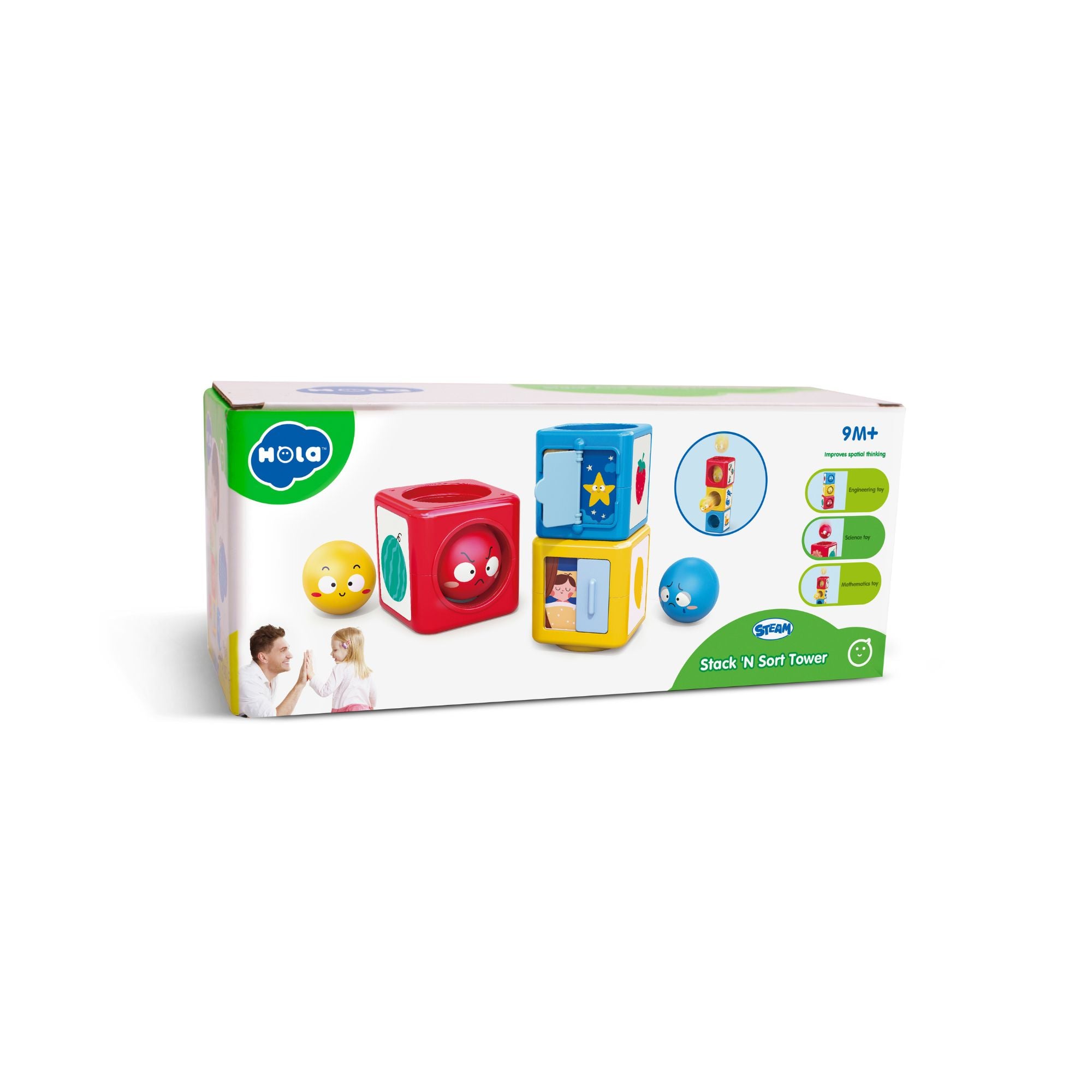 Stack N' Sort Tower Hola Stack ‘N Sort Tower | Hola Toys | Educational Puzzle Games – Hola ...